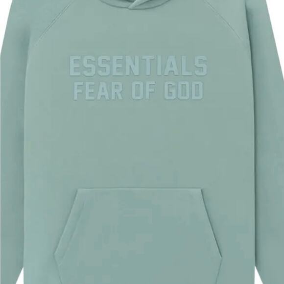 Fear of God Essentials Sage Hoodie - Mens M - Picture 2 of 6